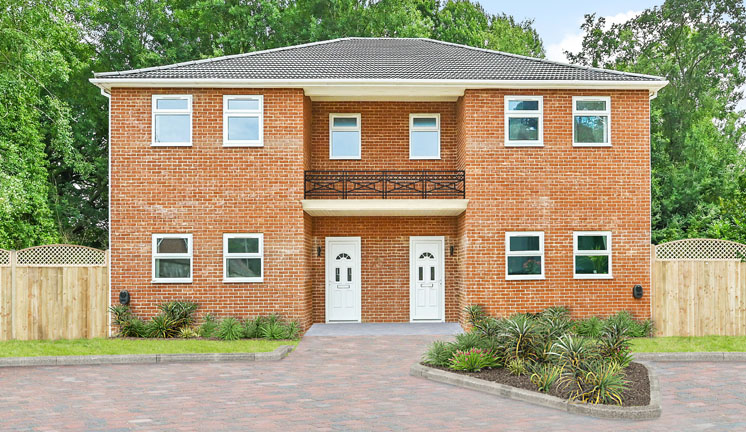 housing development image before retouching