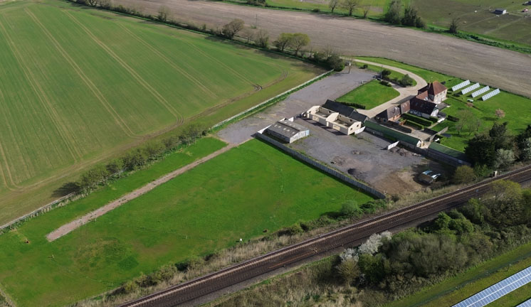 land image before retouching